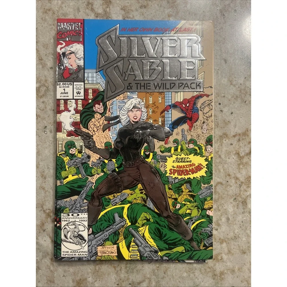 Silver Sable and the Wild Pack (Marvel, 1992) ISSUES #1, 2, 3, 4. 3 Copies Of #1